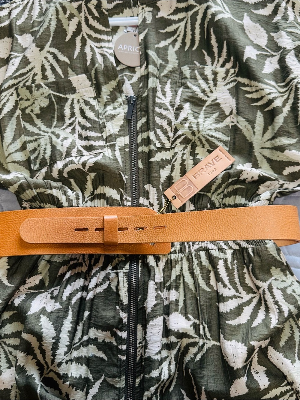 Sz 32⭐️NWT 🇨🇦Brave Leather Natural Vanchetta Wide Waist Cinch/Corset Style Belt - Picture 2 of 10